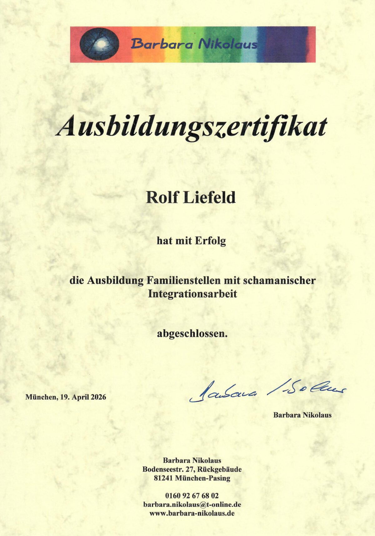 Schamane in Bayern Über mich - Rolf Liefeld - Schamane 8 Answer image alt text